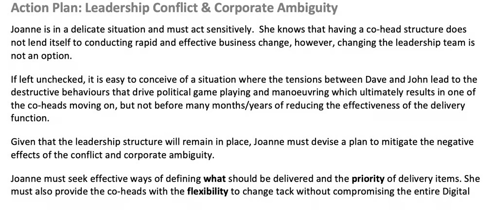 Leadership Conflict Case Study - Page 3
